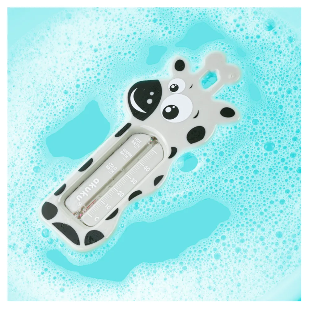 Akuku, pływający termometr do kąpieli, żyrafa, A0394, 1 sztuka 