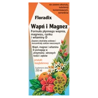 Floradix Wapń i Magnez. suplement diety, 250 ml