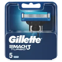 Gillette Mach3 Turbo ostrza do maszynki do golenia, 5 szt.