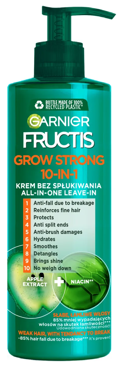 Garnier Fructis Grow Strong Krem do włosów 10w1, 400 ml