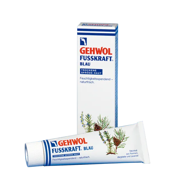 Gehwol Fusskraft Blau, balsam do suchych i zmęczonych stóp, 75 ml