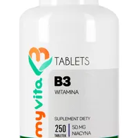 MyVita, Witamina B3 50mg, suplement diety, 250 tabletek