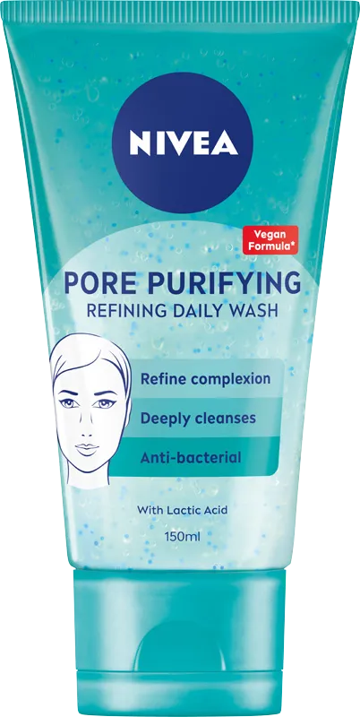 Nivea Pore Purifying żel do mycia twarzy przeciw niedoskonałościom, 150 ml