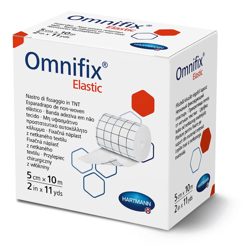 Omnifix Elastic, przylepiec z włókniny, 5 cm x 10 m, 1 sztuka