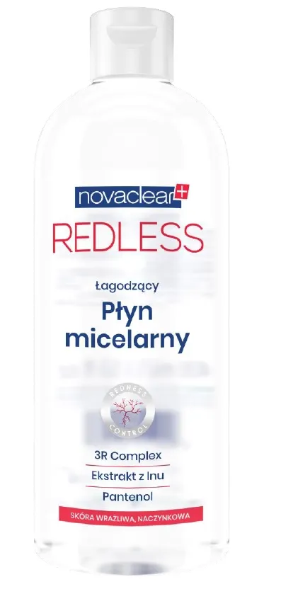 Novaclear Redless, Łagodzący Płyn Micelarny, 400 ml