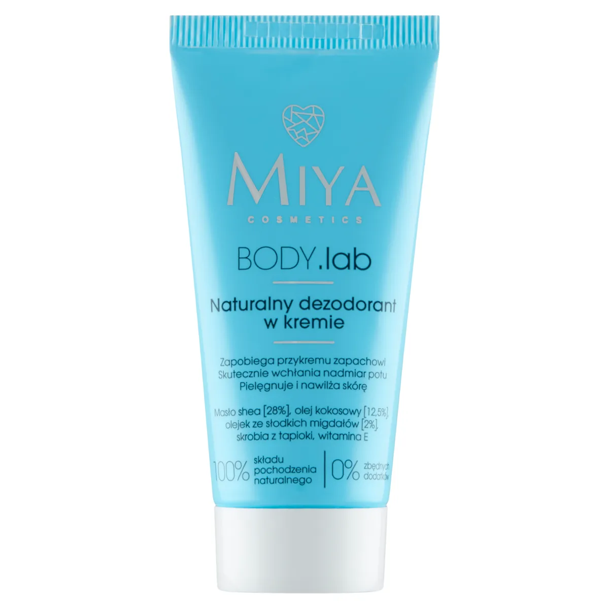 Miya BODY.lab Naturalny dezodorant w kremie, 30 ml