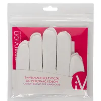 Intervion Bawełniane rękawiczki kosmetyczne do pielęgnacji dłoni, 1 para
