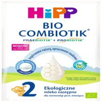 HiPP 2 BIO COMBIOTIK ekologiczne mleko następne dla niemowląt po 6. miesiącu życia, 27 g