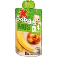 Kubuś Baby Mus po 4 miesiącu, jabłko banan, 120 g