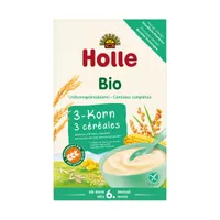 Holle BIO ekologiczna kaszka dla niemowląt 3 zboża, 250 g
