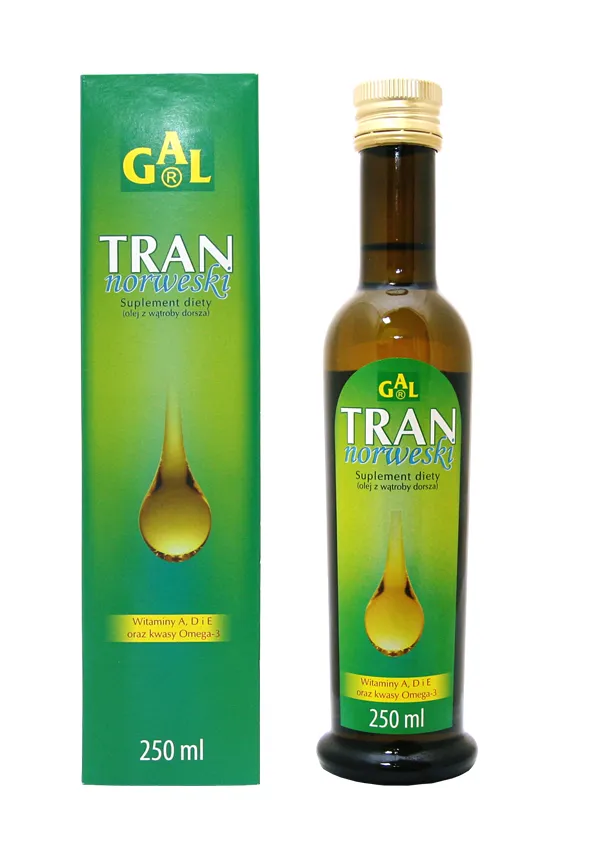 Gal Tran Norweski, suplement diety, aromat naturalny, płyn, 250 ml