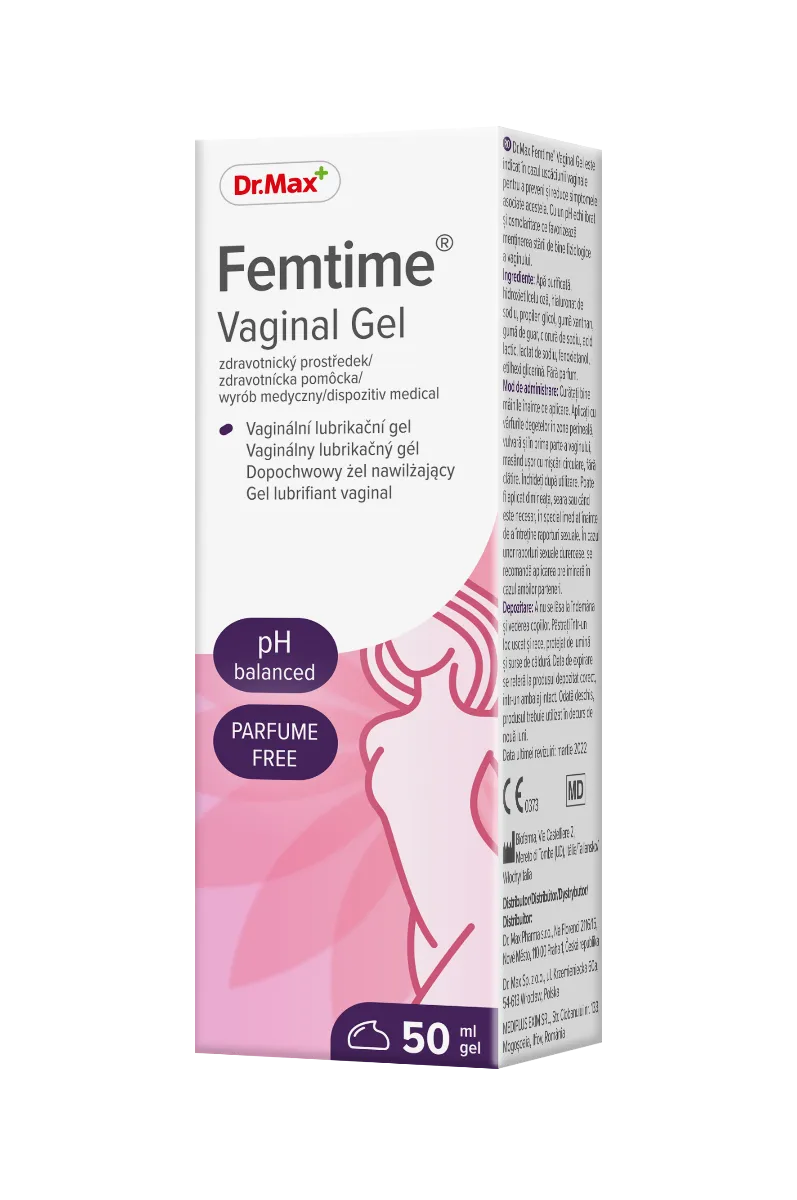 Femtime Vaginal Gel Dr.Max, dopochwowy żel nawilżający, 50 ml