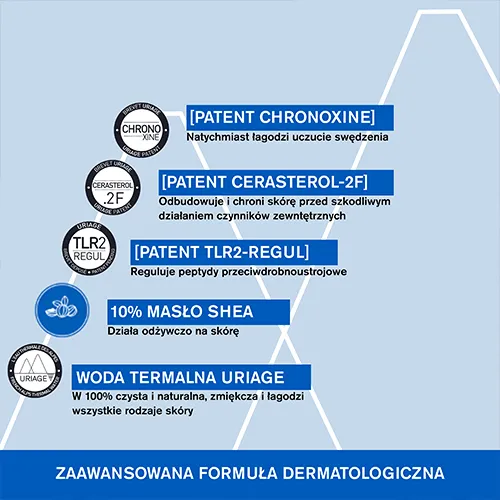 Uriage Xemose, krem do skóry bardzo suchej, 400 ml 