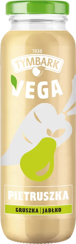 Tymbark VEGA Pietruszka z gruszką sok warzywno-owocowy, 250 ml. Data ważności 31.05.2024