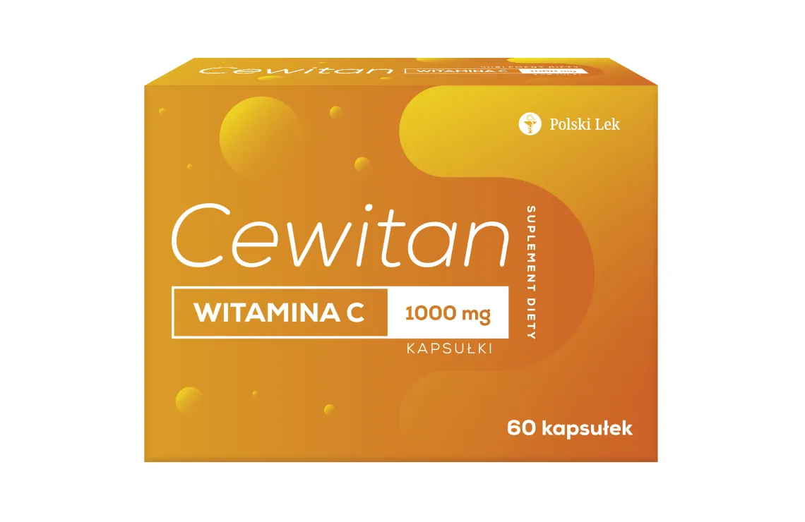 Cewitan Witamina C 1000 mg, suplement diety, 60 kapsułek