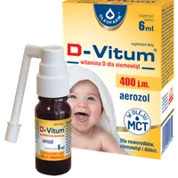 D-Vitum witamina D dla niemowląt, aerozol doustny, 6 ml
