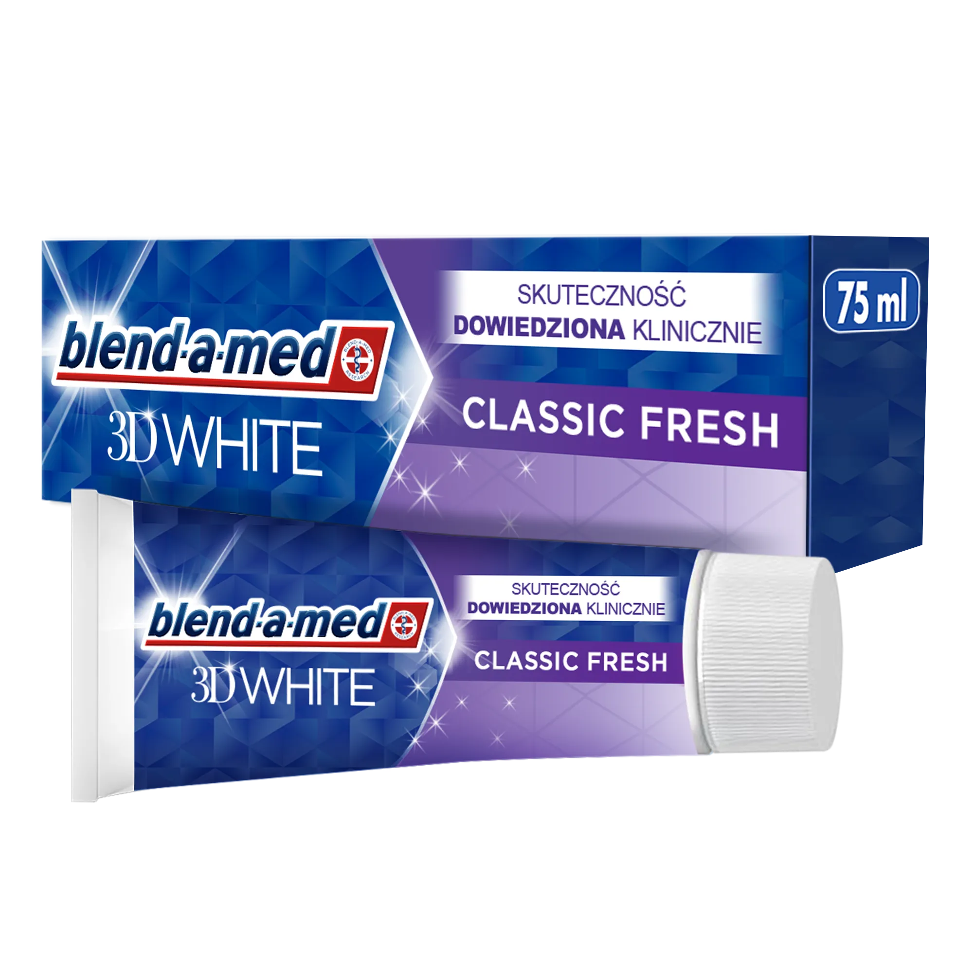Blend-a-med 3D White wybielająca pasta do zębów, 75 ml