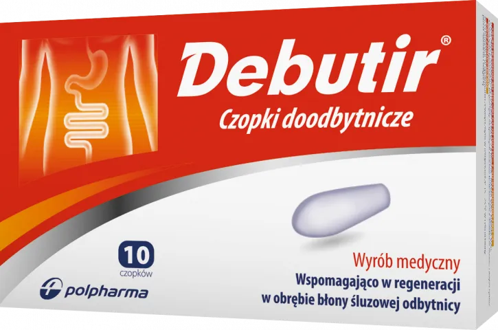 Debutir, 300 mg, 10 czopków