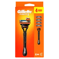 Gillette Fusion5 Maszynka do golenia z 4 wymiennymi ostrzami dla mężczyzn, 1 szt.