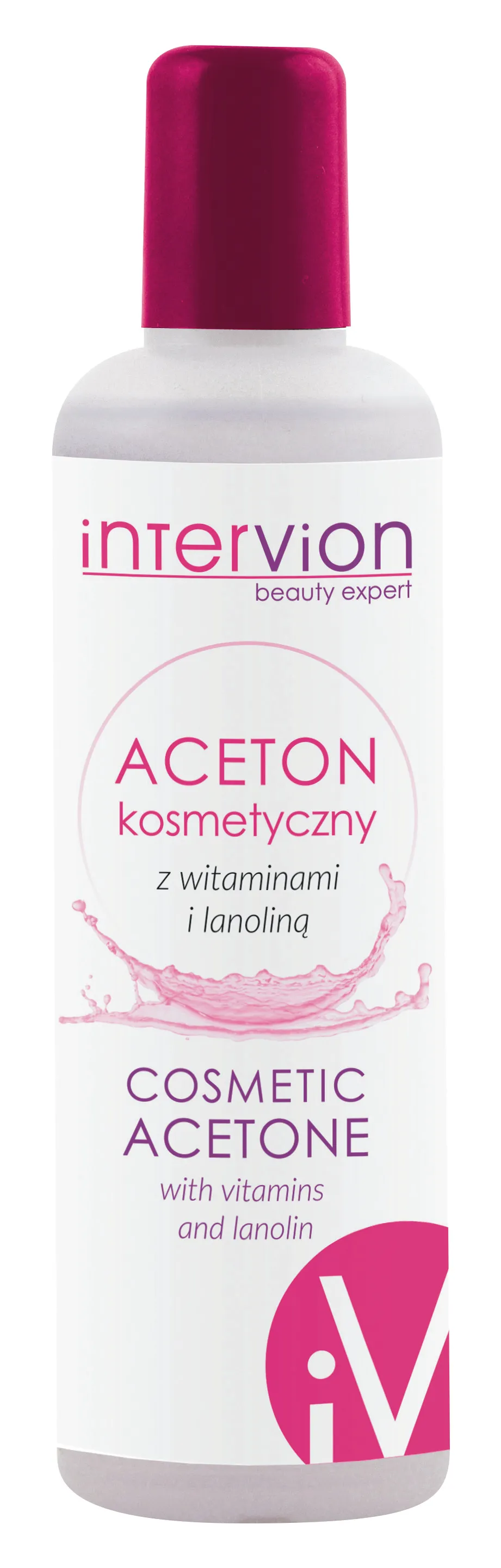 Intervion Aceton kosmetyczny z witaminami i lanoliną, 150 ml