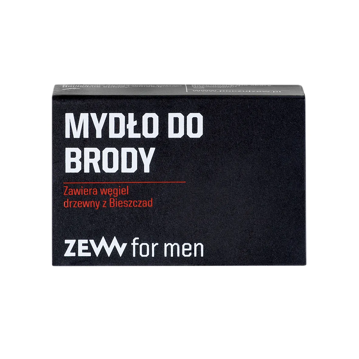 ZEW For Men Mydło do brody Węgiel drzewny, 85 ml