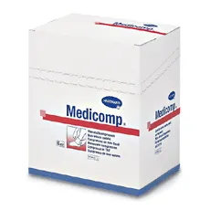 Medicomp, jalowe kompresy 10x20cm, 50 sztuk