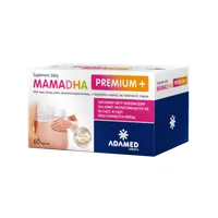 MamaDHA Premium +, suplement diety, 60 kapsułek