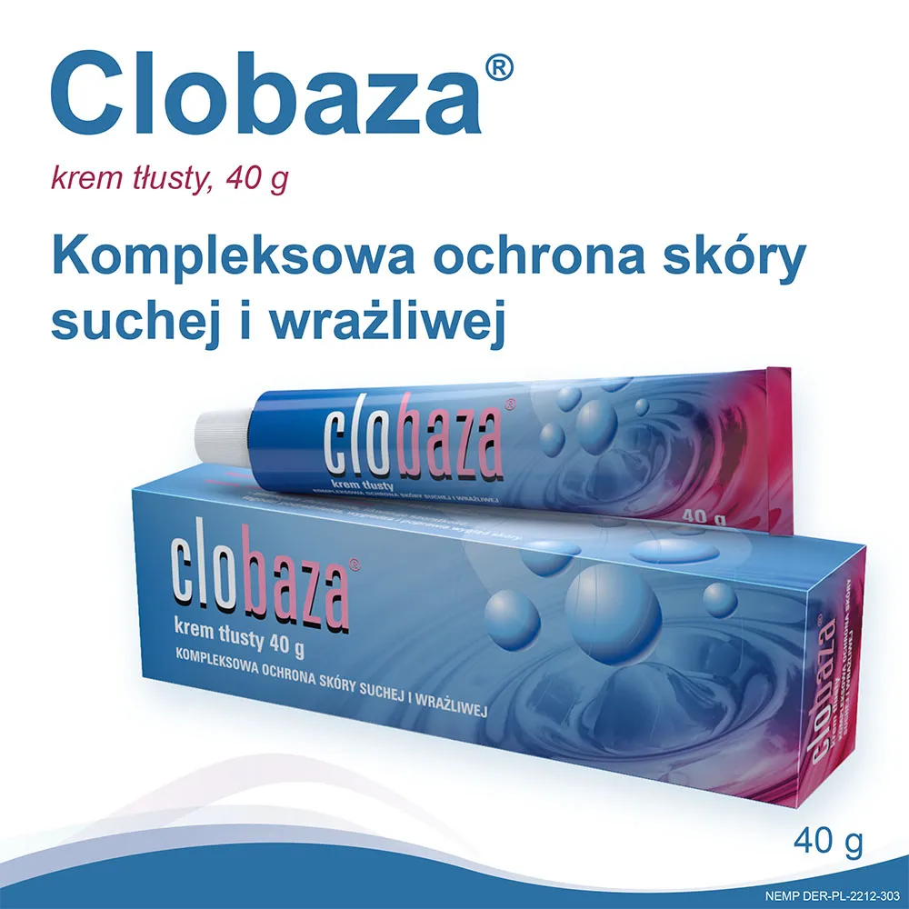 Clobaza - krem tłusty do skóry suchej i wrażliwej, 40 g 