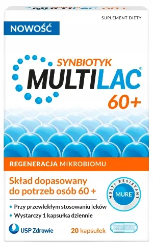 Multilac 60+, 20 kapsułek