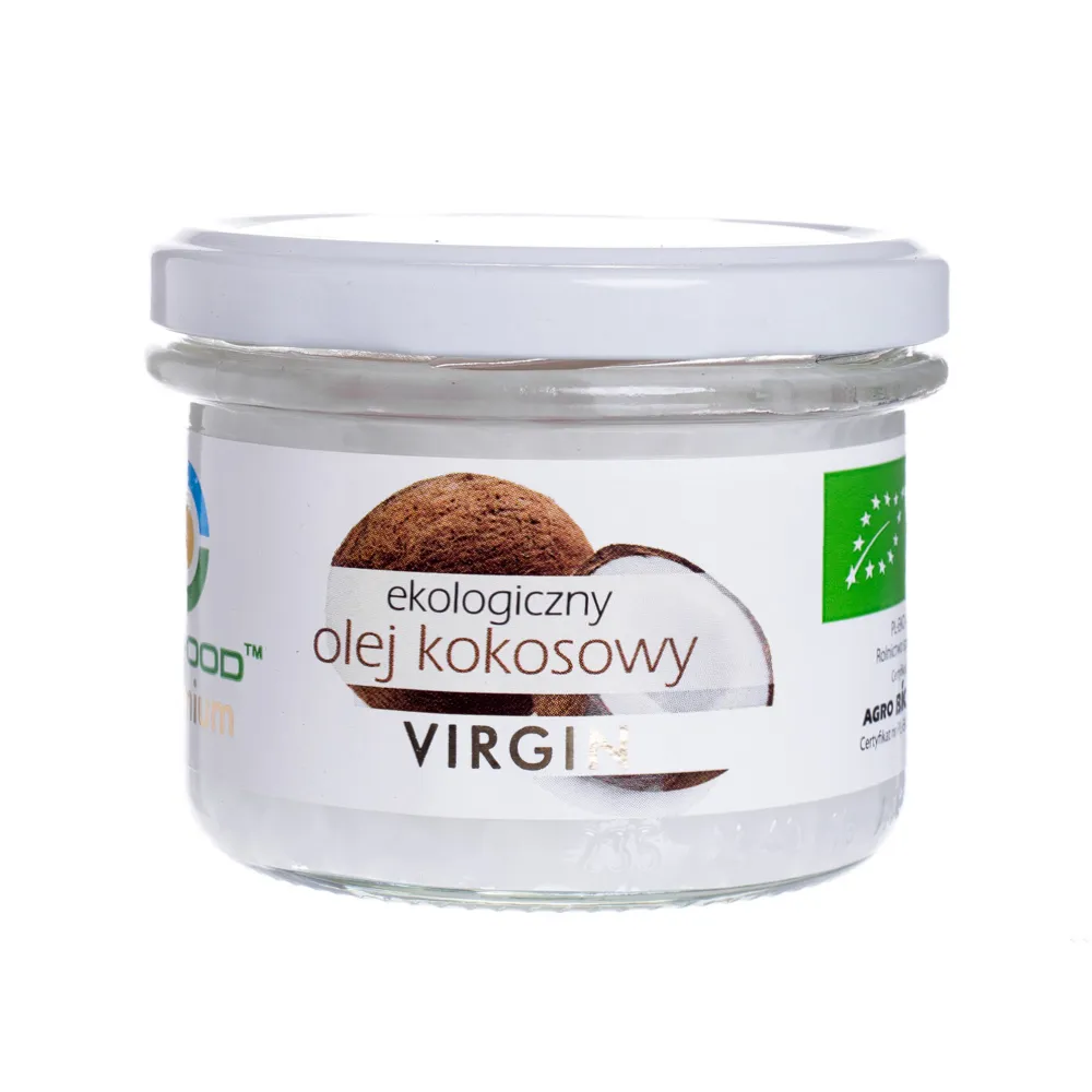 Biofood Premium, ekologiczny olej kokosowy, virgin, 180 ml