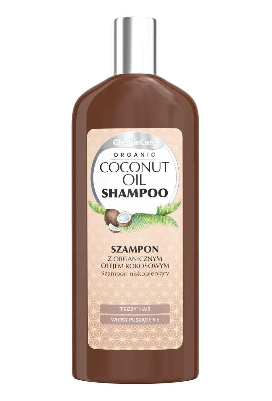 Equalan GlySkinCare Coconut Oil, szampon z organicznym olejem kokosowym, 250 ml