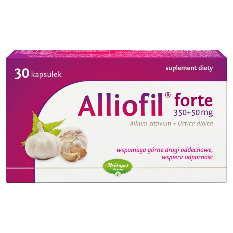Alliofil forte, suplement diety, 30 kapsułek