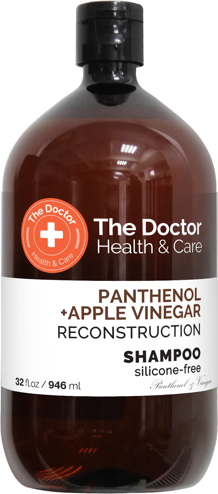 The Doctor Health & Care rekonstruujący szampon do włosów Ocet jabłkowy i Pantenol, 946 ml