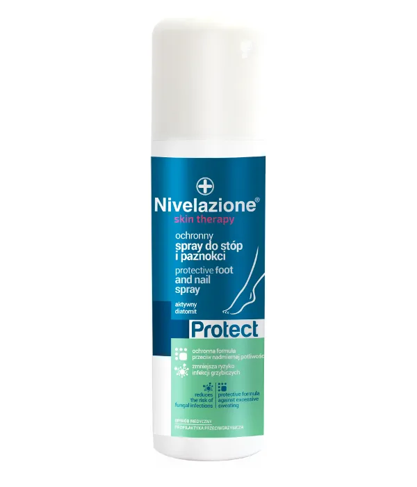 Nivelazione skin therapy Protect Ochronny spray do stóp i paznokci, 150 ml
