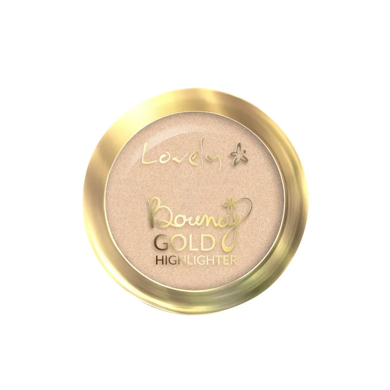WIBO Lovely Bouncy Highlighter Rozświetlacz do twarzy Gold, 1 g