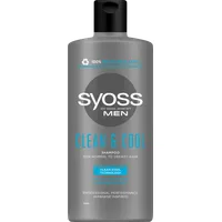 Syoss Men Clean & Cool Szampon do włosów dla mężczyzn, 440 ml