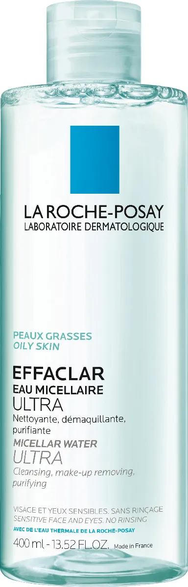 La Roche-Posay Effaclar Ultra, woda micelarna, skóra tłusta, 400 ml