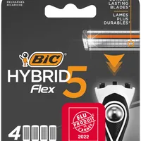 BiC Hybrid Flex 5 wkłady do maszynki do golenia, 4 szt.