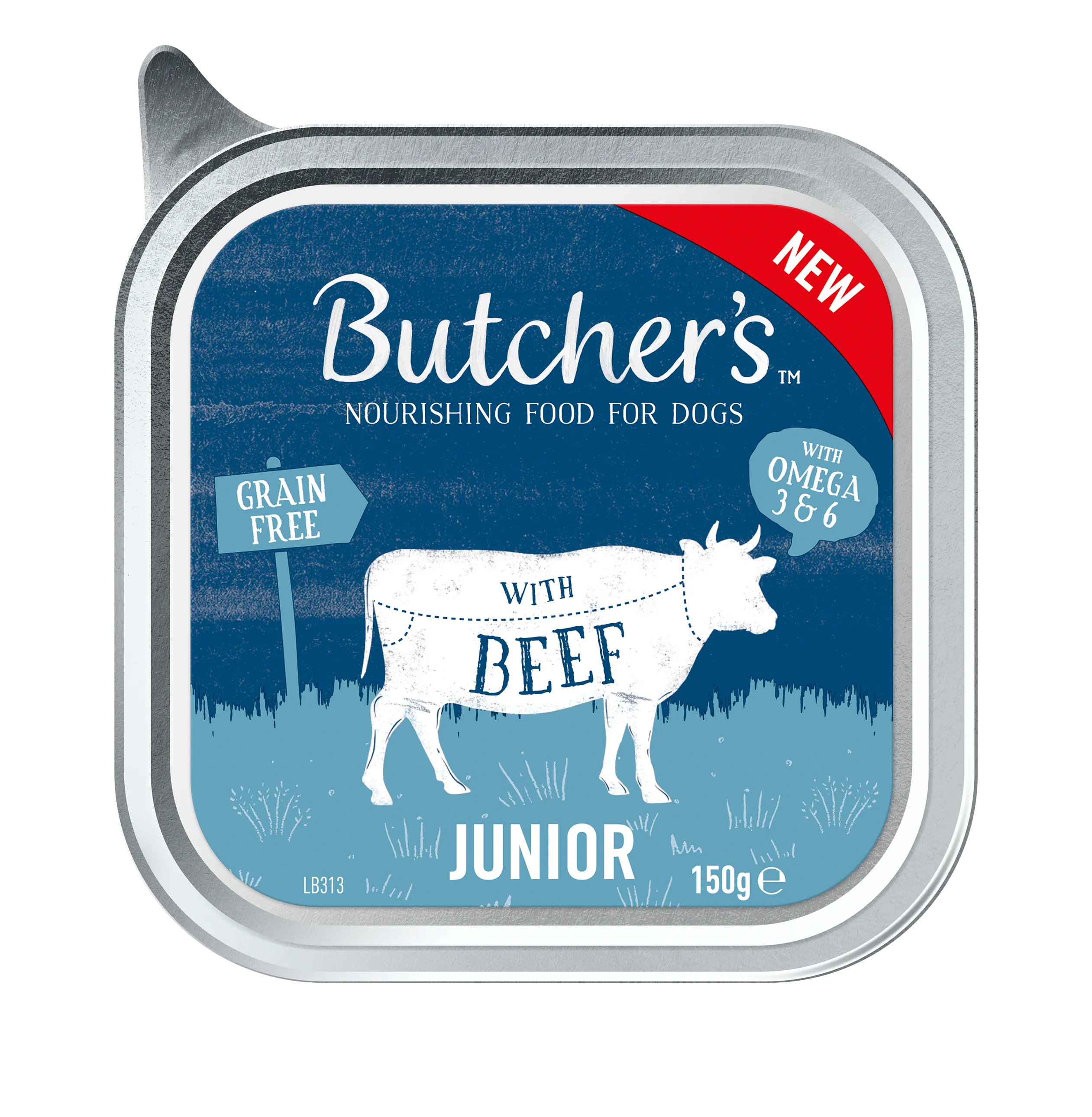 Butcher’s Original Junior karma dla psa pasztet z wołowiną, 150 g