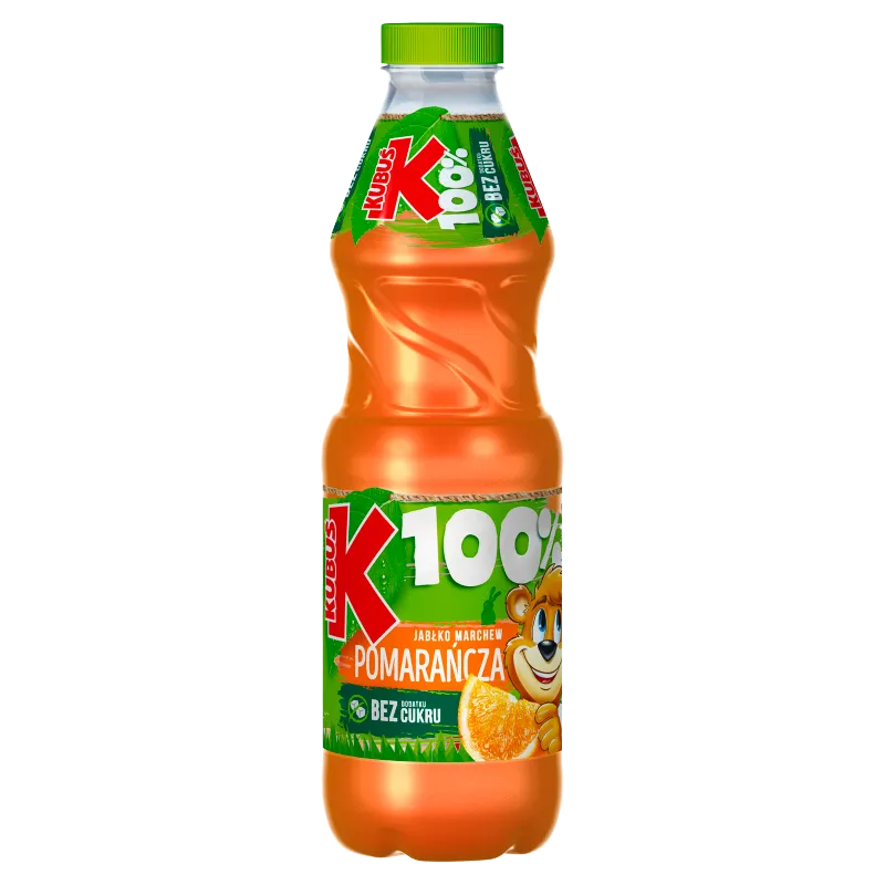 Kubuś 100% sok, jabłko, marchew, pomarańcza, 850 ml Data ważności 30.06.2024