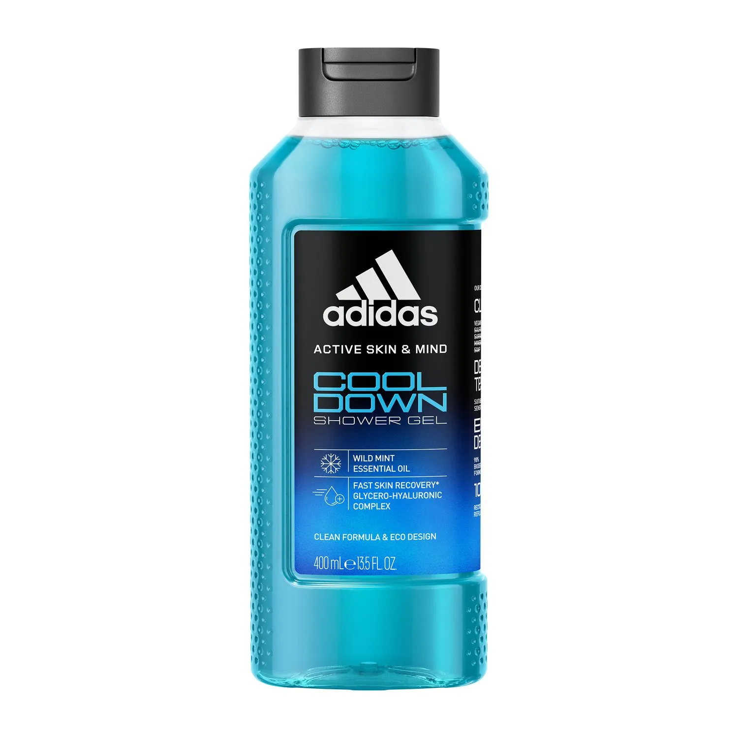 adidas Active Skin & Mind Cool Down żel pod prysznic 3 w 1 dla mężczyzn, 400 ml