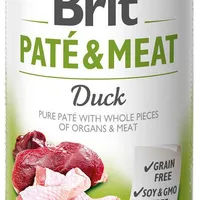 Brit Pate&Meat Karma z kaczką w puszce dla psów, 400 g
