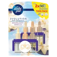 Ambi Pur 3 Volution Moonlight Vanilla wkład do elektrycznego odświeżacza powietrza twin pack, 2 x 20 ml