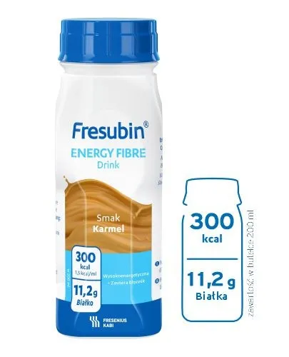 Fresubin Energy Fibre Drink, smak karmelowy, 4x200 ml 