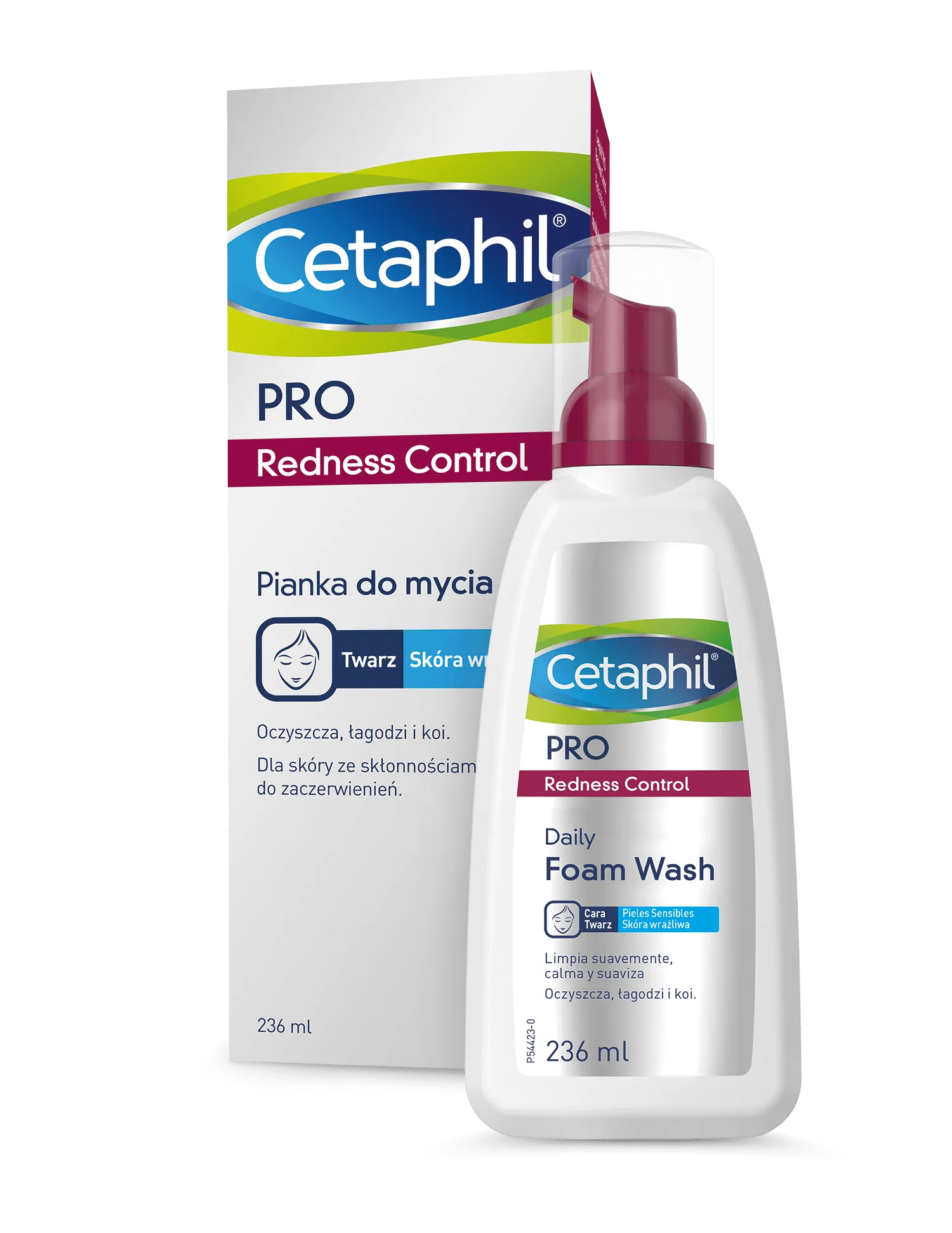Cetaphil Pro Redness Control, pianka do mycia, 236 ml