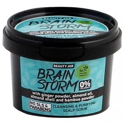 Beauty Jar Brainstorm myjący i oczyszczający peeling do skóry głowy, 100 g