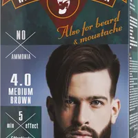 Delia Cameleo Men krem koloryzujący do włosów, brody i wąsów średni brąz 4.0, 1 op.
