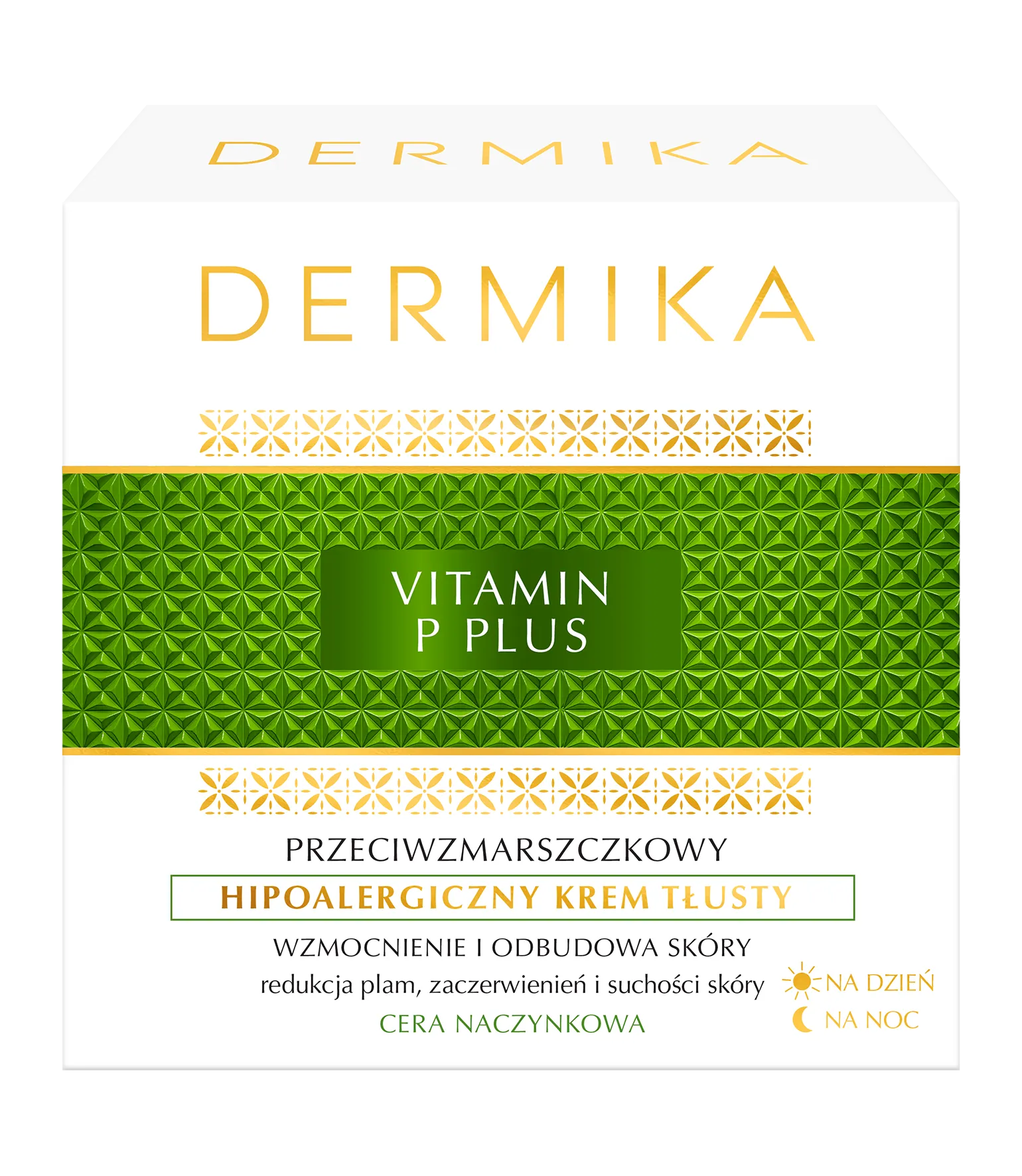 Dermika Vitamin P Plus hipoalergiczny krem tłusty do twarzy, 50 ml 