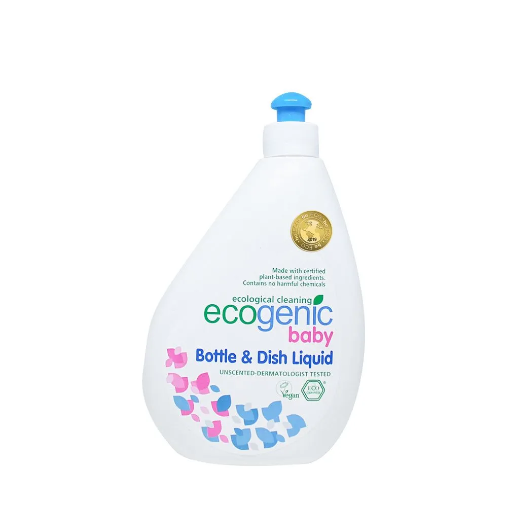Ecogenic Płyn do mycia butelek, smoczków i zabawek bezzapachowy, 500 ml