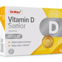 Vitamin D Senior 4000 IU Dr.Max, suplement diety, 60 kapsułek